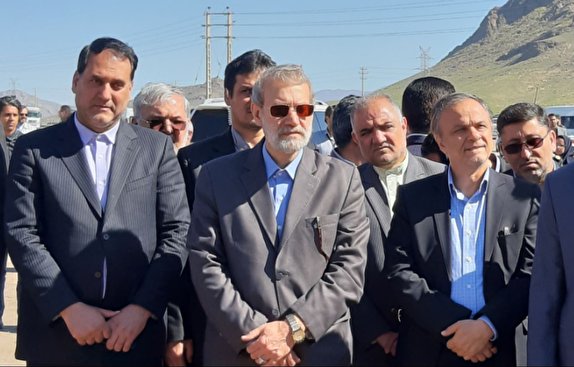 رئیس مجلس شورای اسلامی وارد این شهر شد
