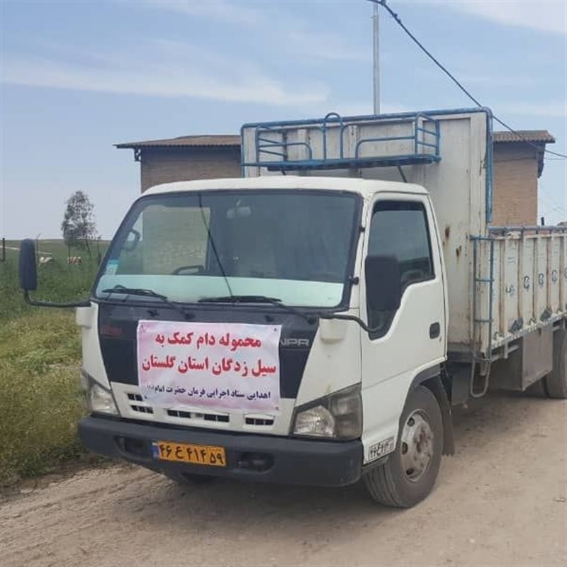 مرحله دوم توزیع دام در مناطق سیل&lrm;&zwnj;زده گلستان آغاز شد
