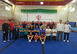 حضور مربیان مهابادی در کارگاه مربیگری تخصصی ترامپولین استان