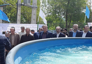 اجرای طرح ۲۰ تنی پرورش ماهی قزل آلا در بنیاد تعاون زندانیان