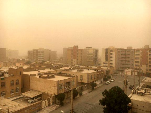 وقوع گرد و خاک در جنوب غرب و غرب کشور