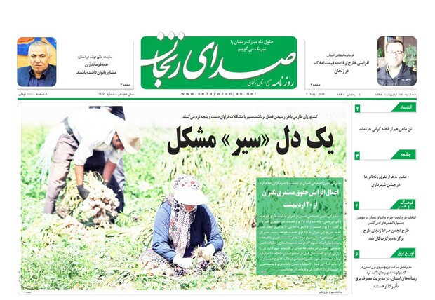 اجرای قانون ، ضامن سلامت انتخابات است/ دل پر درد کشاورزان طارمی از بازار فروش سیر