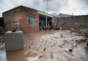 محاصره ۳ روستای حمیدیه در چنگال سیلاب