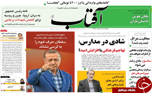 تصاویر صفحه نخست روزنامه&zwnj;های استان یزد