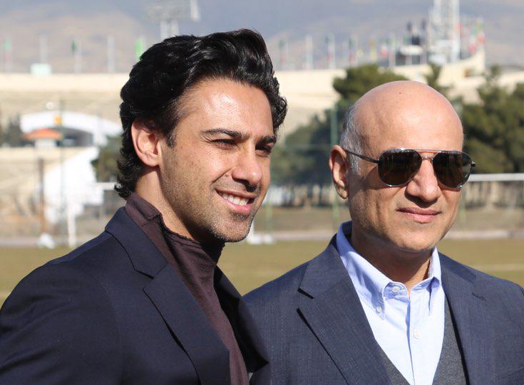 بازدید مجیدی از زمین چمن مجموعه انقلاب