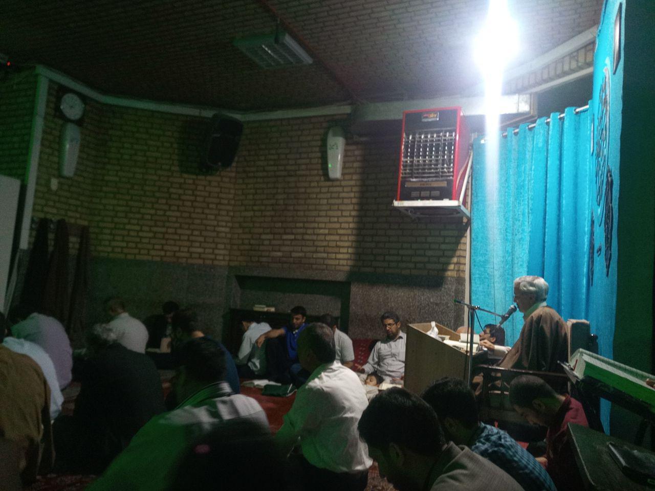 مسجد الشهدا در شب سوم رمضان به یاد سه ساله اباعبدالله (ع)
