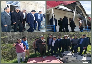 ارایه تسهیلات ارزان قیمت به خسارت دیدگان روستای تولون گرمی