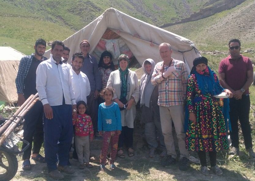 گردشگران خارجی از روستای بوم گردی شورستان بازدید کردند