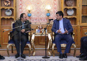 مرمت سرای امام جمعه و بازارحاج یوسف اردبیل در حال انجام است