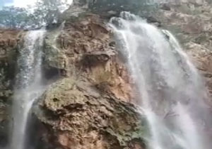 نمایی از آبشار جذاب زرنو در «بیدرود» + فیلم