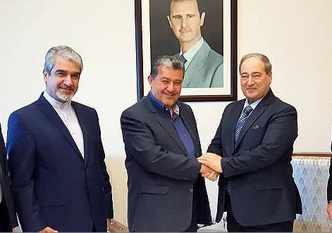 دیدار هیات گروه دوستی پارلمانی ایران و سوریه با فیصل مقداد معاون وزیر امور خارجه سوریه