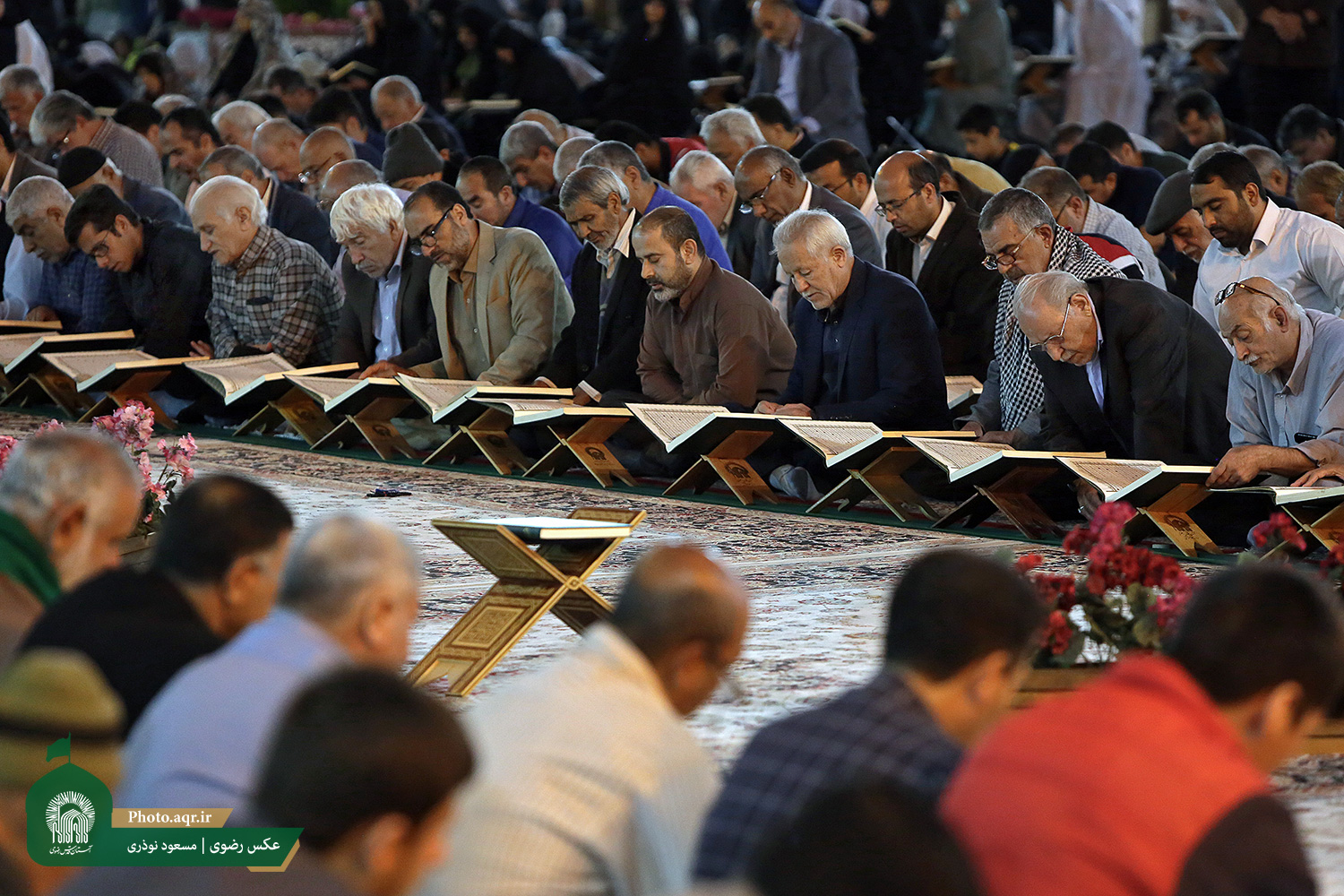 برگزاری محفل اُنس با قرآن کریم در حرم مطهر حضرت امام رضا(ع) +تصاویر