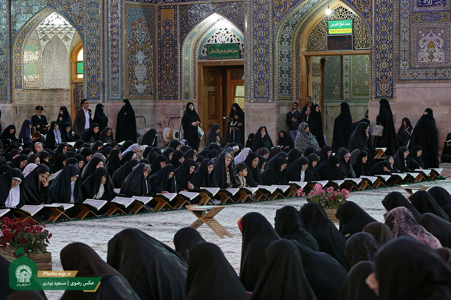 برگزاری محفل اُنس با قرآن کریم در حرم مطهر حضرت امام رضا(ع) +تصاویر