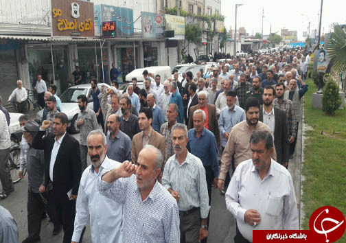 راهپیمایی سراسری مردم روزه دار دیار علویان در پی بدعهدی آمریکا در مساله برجام+تصاویر