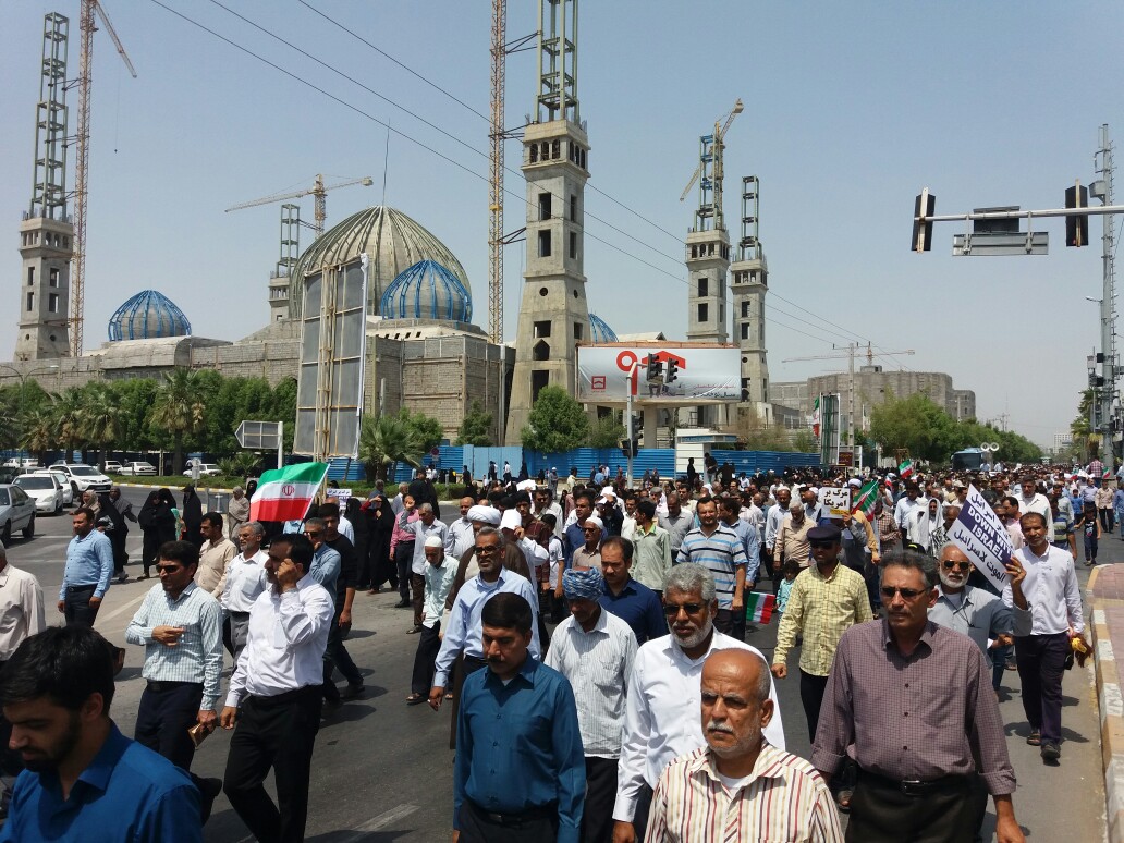 راهپیمایی روزه&zwnj;داران در حمایت از بیانیه شورای عالی امنیت ملی در سراسر کشور آغاز شد