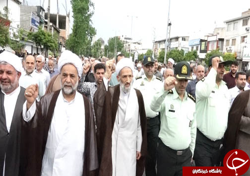 راهپیمایی سراسری مردم روزه دار دیار علویان در پی بدعهدی آمریکا در مساله برجام+تصاویر