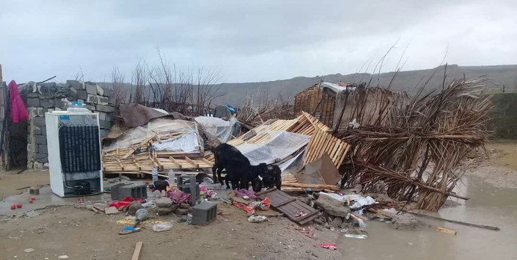 خسارت سیل به ۵ خانه در روستای عبا قشلاقی گرمی