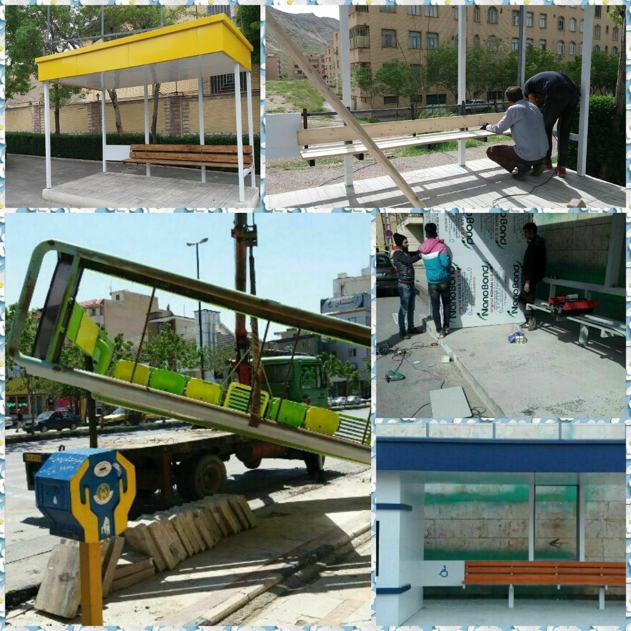 اجرای طرح نوسازی سر پناه&zwnj;های اتوبوس شهری