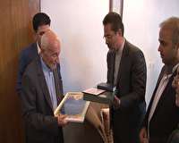 تجلیل از ورزشکار ۱۰۰ ساله شاهرودی