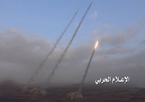 حمله موشکی نیرو&zwnj;های یمنی به مواضع مزدوران سعودی در جنوب عربستان