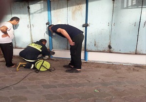 آتش سوزی یک مغازه در خرمشهر