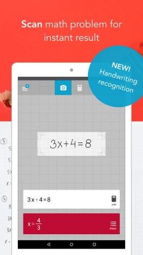 دانلود Photomath-Camera Calculator v5.1.3 - برنامه حل مسائل ریاضی با دوربین برای اندروید
