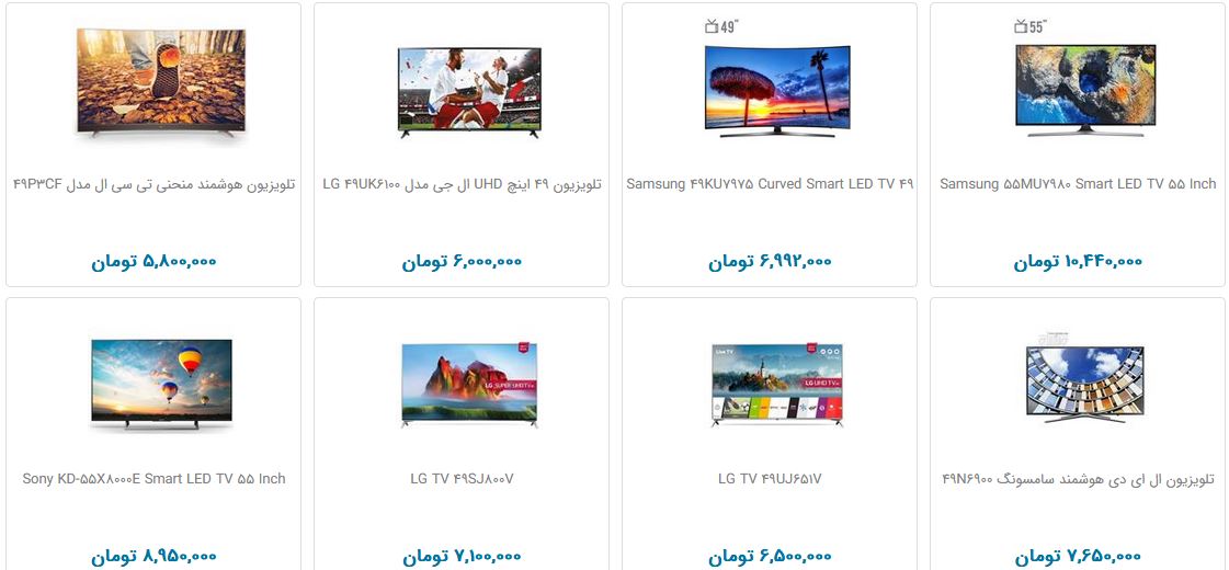 خرید تلویزیون چقدر هزینه دارد؟