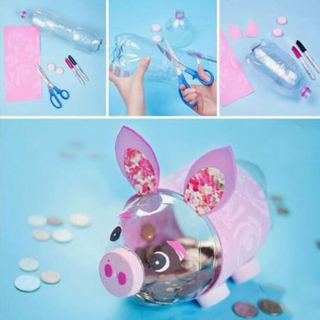 ایده&zwnj;هایی ساده برای کاردستی قلک