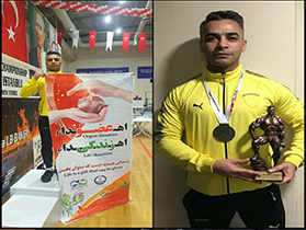ورزشکار گیلانی قهرمان بین المللی پاورلیفتینگ