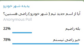 مخالفت هواداران مشهدی با تغییر نام پدیده