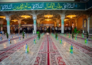 مراحل توزیع، بسته بندی و پخش افطاری برای هزاران نفر در آستان مقدس کریمه اهل بیت (س) + فیلم