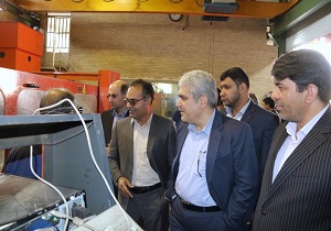 معاون علمی و فناوری رئیس جمهور از یک شرکت طراح و سازنده ماشین آلات کشاورزی در یزد بازدید کرد