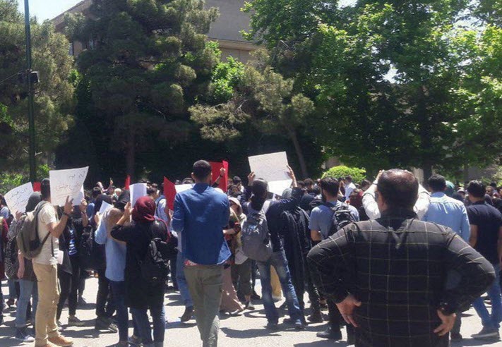 واکنش کاربران به وقایع دیروز #دانشگاه_تهران/ آزادی بیان با چاشنی لگد!