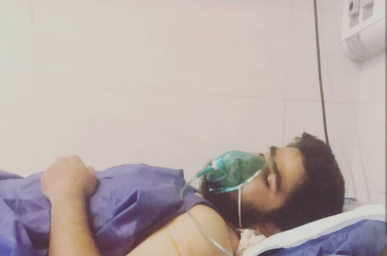 درگیری پسرجوانی با مردسگ باز چاقوکش + عکس