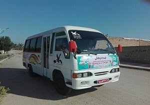 پیک امید کتابخانه سیار کانون خوزستان به روستای سید شریف رسید