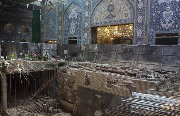 پایان ماموریت ستاد بازسازی عتبات عالیات استان مرکزی در صحن حضرت زهرا (س) / ادامه ماموریت در کربلا و سامرا