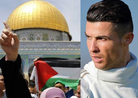 سورپرایز رونالدو برای مردم فلسطین در ماه رمضان