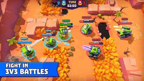 دانلود Tanks A Lot 1.87 - بازی آنلاین جنگ تانک&zwnj;ها برای اندروید