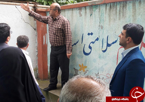 دستور تکمیل دیواره پایین مدرسه فیضیه گرگان + تصاویر