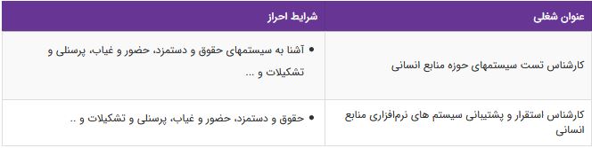 استخدام کارشناس تست سیستمهای حوزه منابع انسانی،کارشناس استقرار
