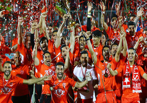 جشن قهرمانی تیم پرسپولیس در فصل ۹۷-۹۸ + فیلم
