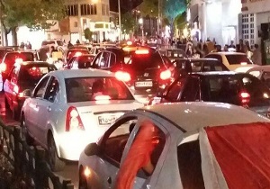 جشن هواداران سمنانی پرسپولیس