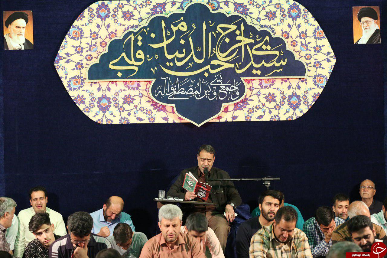سید الکریم (ع) در شب زیارتی امام حسین (ع)، عاشقان را کربلایی کرد