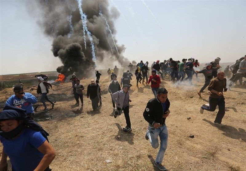 زخمی شدن یک جوان فلسطینی در شرق خان یونس