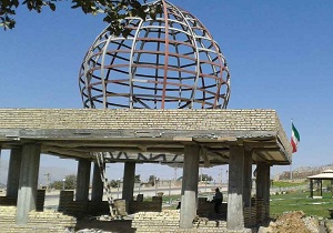ساخت بارگاه شهدای گمنام به همت جهاد گران پارسیانی