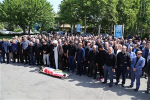 پیکر سرمربی سابق تیم ملی کشتی فرنگی تشییع شد