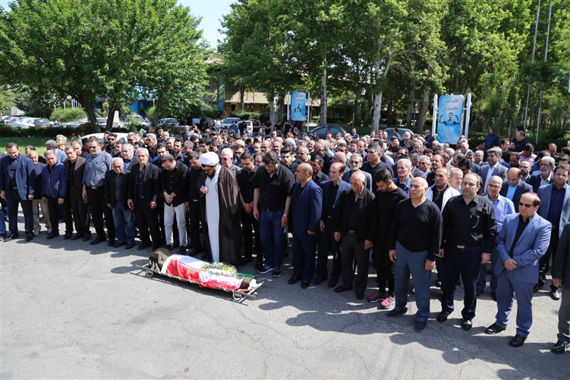 پیکر سرمربی سابق تیم ملی کشتی فرنگی تشییع شد