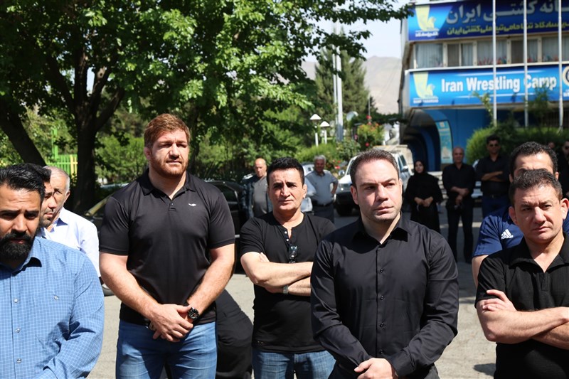 پیکر سرمربی سابق تیم ملی کشتی فرنگی تشییع شد