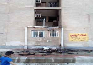 آتش سوزی در منازل مسکن مهر خرمشهر
