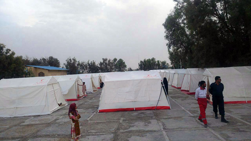 شمار اسکان یافتگان سیلاب سیستان به ۸۳۱ نفر رسید
